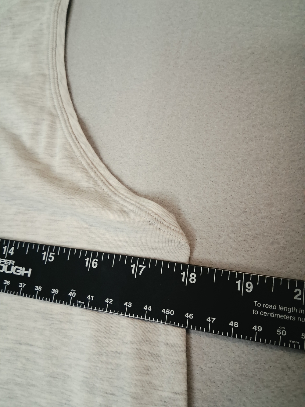 Lululemon Size 10 Light Heather Gray Pima Cotton Asymmetrical Tank Top Sleeveles - Picture 6 of 9